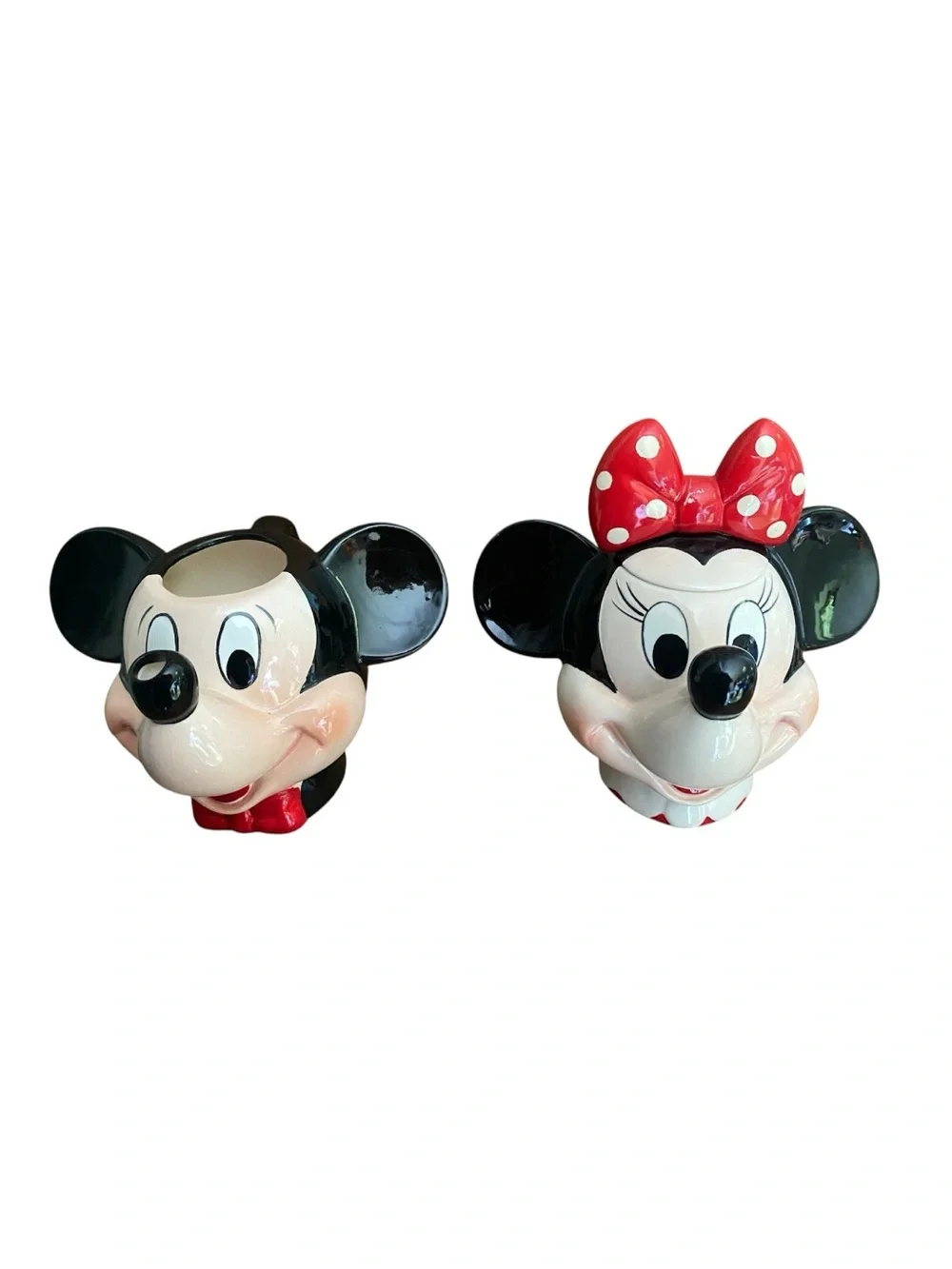 Disney Mickey & Minnie Ceramic sugar and creamer set